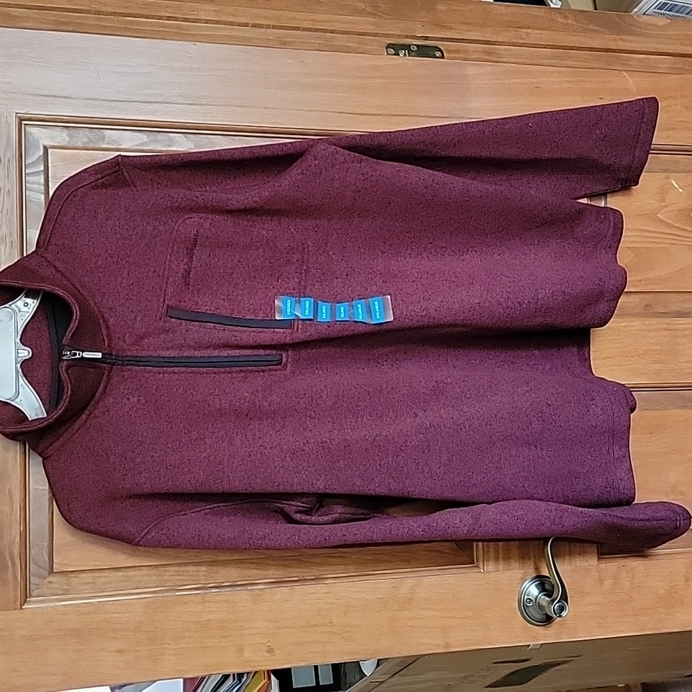 Eddie Bauer Sweater Fleece Quarter Zip Sz XXL